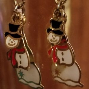 ❗5 For $2️⃣5️⃣ Bundle Sale❗️Snowman Dangle Earrings